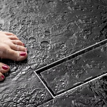 Vettä 2in1 Linear Drain 70 см с низким сифоном 52 мм высокой полосы пропускания