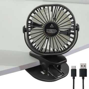 Настольный вентилятор, беспроводной напольный вентилятор + USB-зажим на 2500 мАч