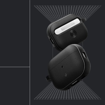 Чехол для AirPods Pro 2, Spigen Caseology Vault, матовый чехол с карабином