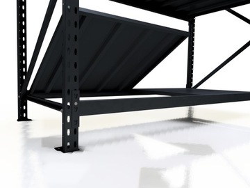 REGAŁ METALOWY MAGAZYNOWY WARSZTATOWY GR 200X350X60 MOP4 350 kg NA PÓŁKĘ