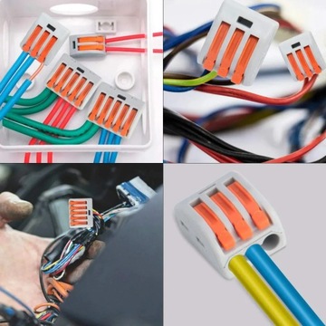 БЫСТРЫЙ КАБЕЛЬНЫЙ РАЗЪЕМ 2P ЭЛЕКТРИЧЕСКИЙ РАЗЪЕМ до 4 мм² - цветной