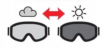 ARCTICA GOGLE G-105FP ПОЛЯРИЗОВАННАЯ ФОТОХРОМНАЯ СМЕННАЯ ЛИНЗА КАТ. 1-3