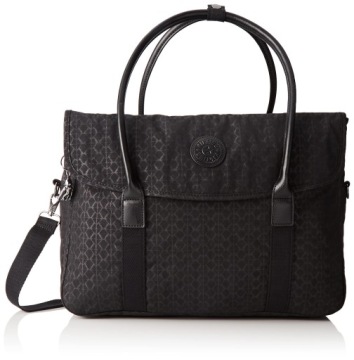 СУМКА ДЛЯ НОУТБУКА KIPLING С ЛОГОТИПОМ, ЧЕРНАЯ, НА МОЛНИИ 1JTF