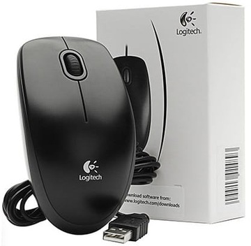 Markowa mysz przewodowa Logitech B100 800 DPI USB