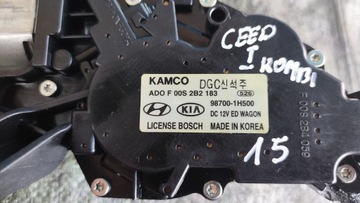 KIA CEED I KOMBI MOTOREK STĚRAČE ZADNÍ