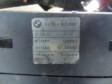 BMW 3 E46 3.0 D OHŘÍVAČ VODY 64.12-6904668