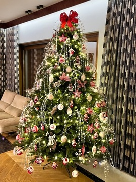 ИСКУССТВЕННАЯ РОЖДЕСТВЕНСКАЯ ЕЛЬ ПРЕМИУМ ПЭ ЕЛЬ LIKE LIVE 3D 220