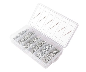 ЗАКЛЕПКИ НАБОР ЗАКЛЕПОК СО СТАЛЬНОЙ РУЧКОЙ 400