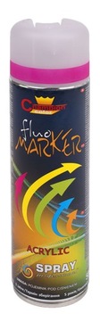 Lakier spray do znakowania Fluomarker różowy 500ml