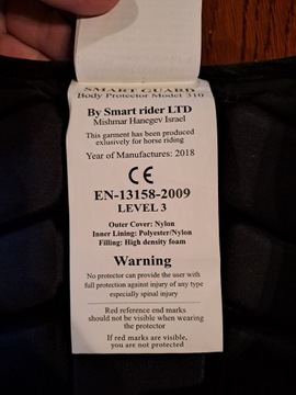 Защитный жилет HKM Smart Guard