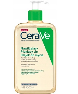 CeraVe nawilżający pieniący się 473 ml olejek do mycia