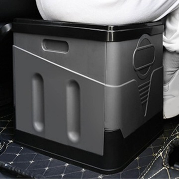 Портативное складное ведро для унитаза для путешествий, серое