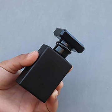 Флакон для духов с распылителем, стеклянный флакон с навинчивающимся креплением Andres Black, 30 мл