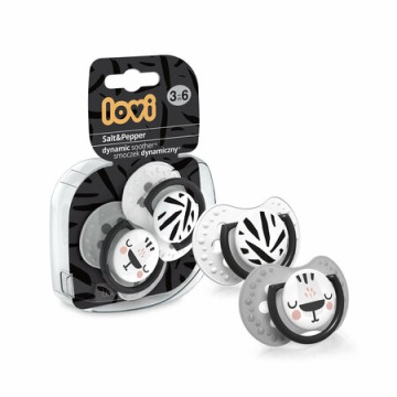 Соска LOVI Salt & Pepper 22/878 3–6 м Серая