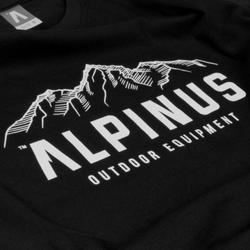 Alpinus koszulka męska t-shirt czarny FU18523 XXL