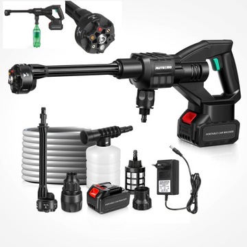 MYJKA CIŚNIENIOWA AKUMULATOROWA MOCNA BEZPRZEWODOWA 21V 500W 100BAR + 1AKU