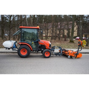 Подметальная машина для малых тракторов ZMW-150, привод от ВОМ, трехточечная навеска I/II