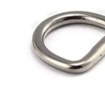 5шт 3 мм D-образные кольца D-образные металлические кольца D 25 мм x 22 мм