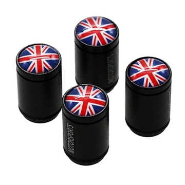 nakrętki na Wentyle wentylki flaga UK 4szt