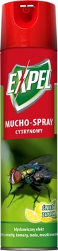 MUCHOSPRAY CYTRYNOWY ŚRODEK PREPARAT NA MUCHY I KOMARY MUCHOZOL EXPEL 400ML