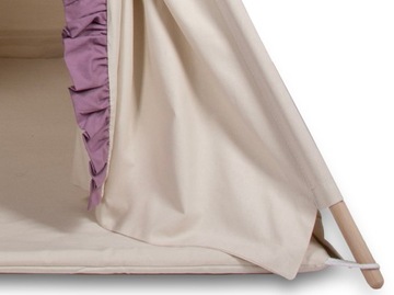 Namiot TIPI WIGWAM TEEPEE 3 poduszeczki+ GIRLANDA z gwiazdek produkt PL