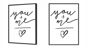 КАРТИНА-ПОСТЕР В РАМКЕ 33х43 см You P035