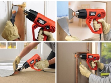 ТЕПЛОВАЯ ПИСТОЛЕТКА BLACK+DECKER 2000ВТ KX2001 KX2001-QS