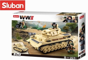 Кирпичи Немецкий танк Pzkpfw IV/Насхорн + ОРУЖИЕ LEGO