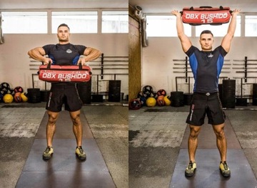 POWER BAG PRZYRZĄD DO CROSS TRENINGU CAŁEGO CIAŁA 25 KG 7 RĄCZEK BUSHIDO