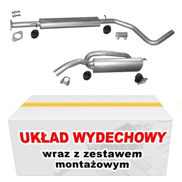 Tłumik komplet Fiat Bravo II 1.4 16V T-Jet od 2007