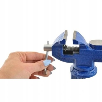 IMADŁO ŚLUSARSKIE OBROTOWE Z KOWADŁEM ŻELIWNE DWUSZCZĘKOWE STALOWE 55MM