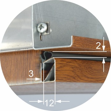 Уплотнитель двери, створки КМТ