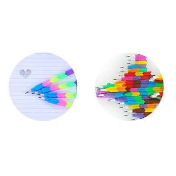 12 шт. КРЕАТИВНОЕ МНОГОФУНКЦИОНАЛЬНОЕ РАДУЖНОЕ ЗДАНИЕ