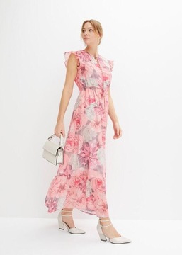 SZYFONOWA SUKIENKA W KWIATY__46