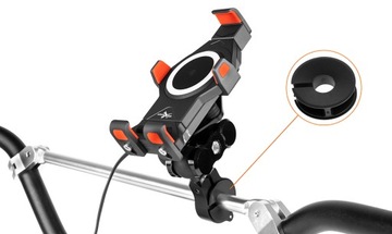 ДЕРЖАТЕЛЬ ДЛЯ ТЕЛЕФОНА - ДЛЯ квадроцикла - С ЗАРЯДНЫМ УСТРОЙСТВОМ - R17W