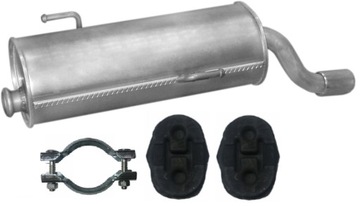 PEUGEOT 206 + 1.1 1.4 1.6 1998-2013 TŁUMIK KOŃCOWY