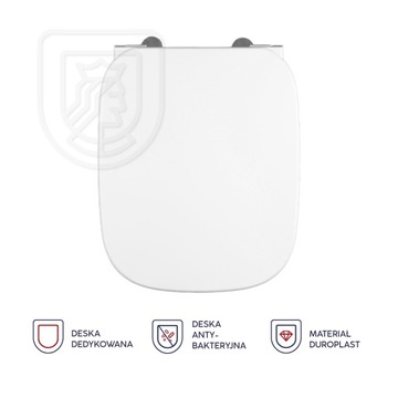 СИДЕНЬЕ ДЛЯ УНИТАЗА ROCA DEBBA МЕДЛЕННО ЗАКРЫВАЮЩЕЕСЯ, СЪЕМНОЕ