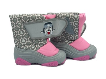 Demar DOGGY LIGHT Утепленные зимние ботинки! розовый. 26/27А