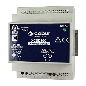 ZASILACZ 90-264VAC/24VDC 1.2A 30W XCSD30C CABUR