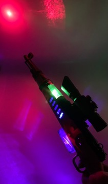 Винтовка на аккумуляторе, сигнальная лампа, световой дробовик со звуком.