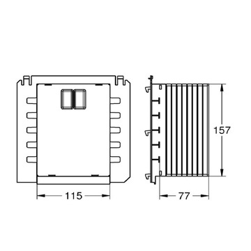 ОБЗОР МАЛЕНЬКИХ КНОПОК СКРЫТИЯ ДЛЯ GROHE FRAME FRAME