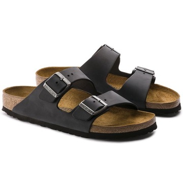 Klapki skórzane damskie Birkenstock Arizona miękkie wygodne na lato modne