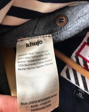 Oryginalny płaszcz firmy KHUJO-JUDITA WITH INNER JEACKET