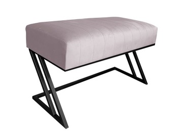 Ławka ZETA LOFT MG55 pufa podnóżek metal