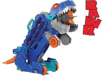 ГОНОЧНЫЕ ТРАССЫ HOT WHEELS T-REX MEGA TRANSPORTER