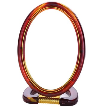 LUSTERKO DWUSTRONNE POWIĘKSZAJĄCE STOJĄCE OWALNE DUŻE 16 CM