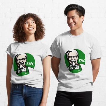 KFC PARODY THC Weed. Classic Koszulka T-shirt