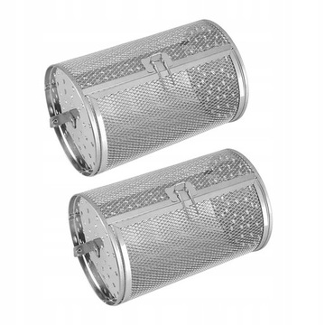 2x koszyk ze nierdzewnej do grilla na grilla