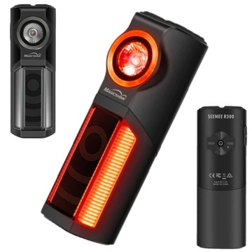 Lampka Rowerowa Tylna z Radarem MAGICSHINE SEEMEE R300 Zasięg Detekcji 140m