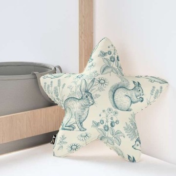 Yellow Tipi Poduszka Lucky Star niebieski